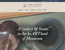 Tablet Screenshot of claycoyote.com